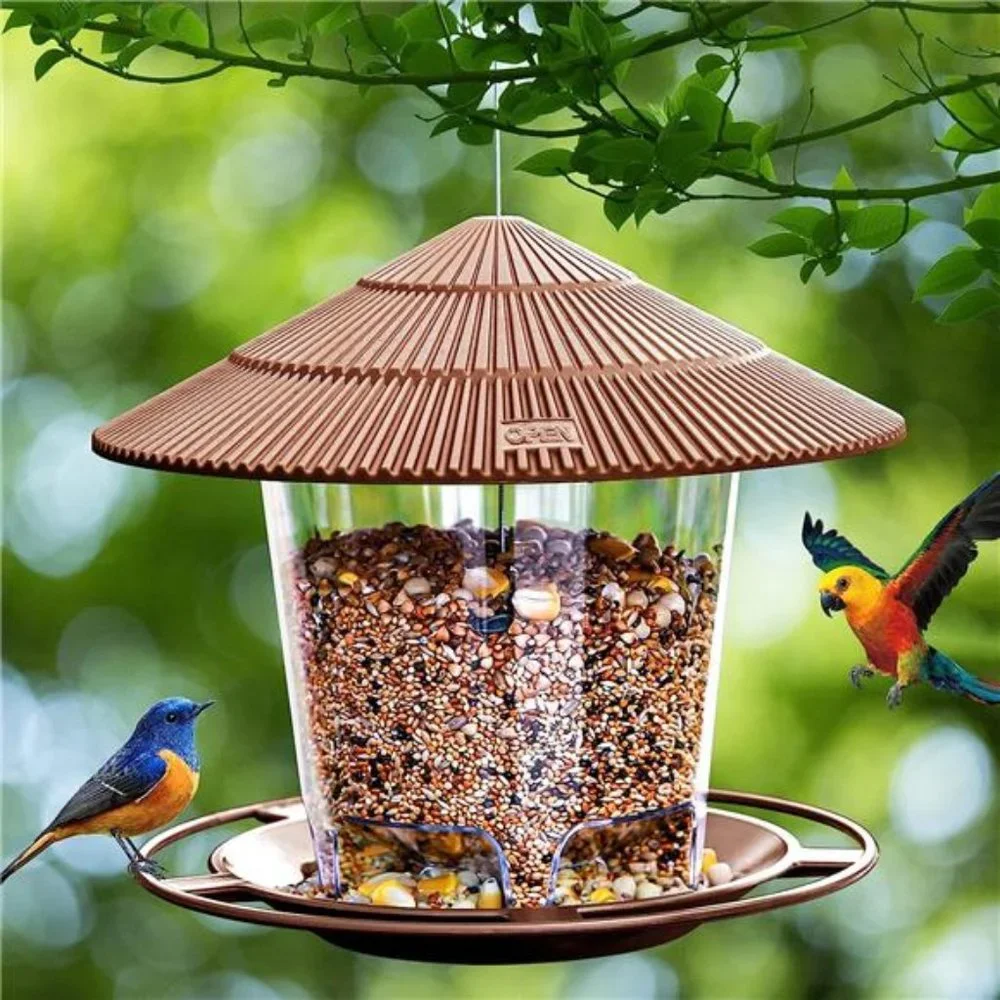 Hanging BirdFeeder Squirrel Proof for Outdoor Wild Bird Seed,Outside,Garden Yard